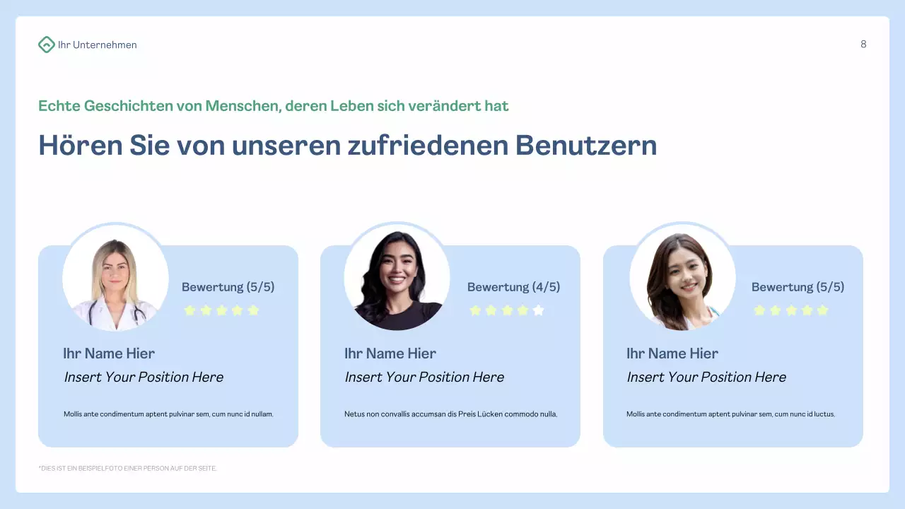 blue modern health promotion