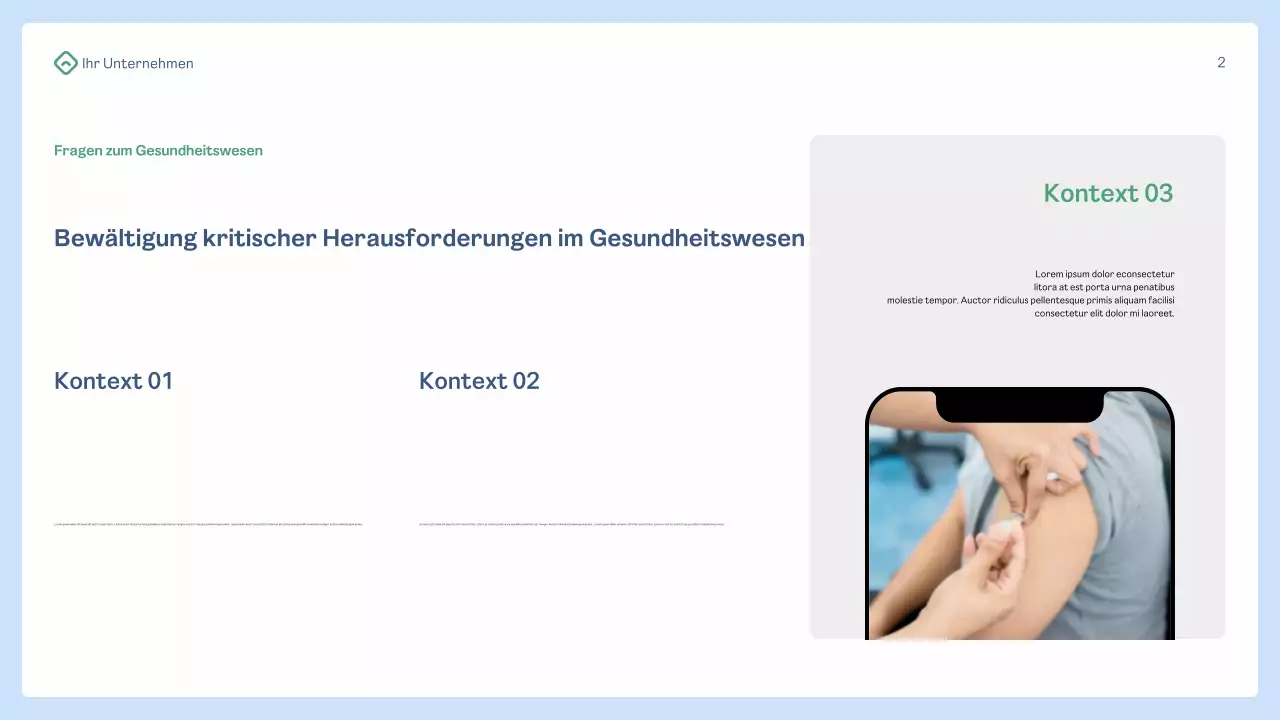 blue modern health promotion