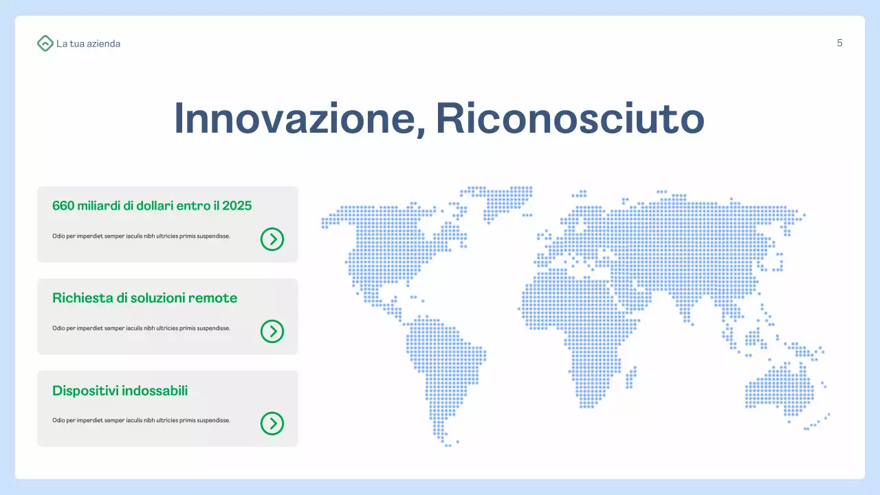 promozione della salute blu moderna