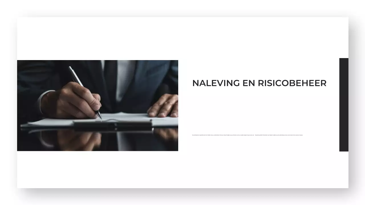 Minimalistische Moderne Strakke Presentatie Adviesbureau