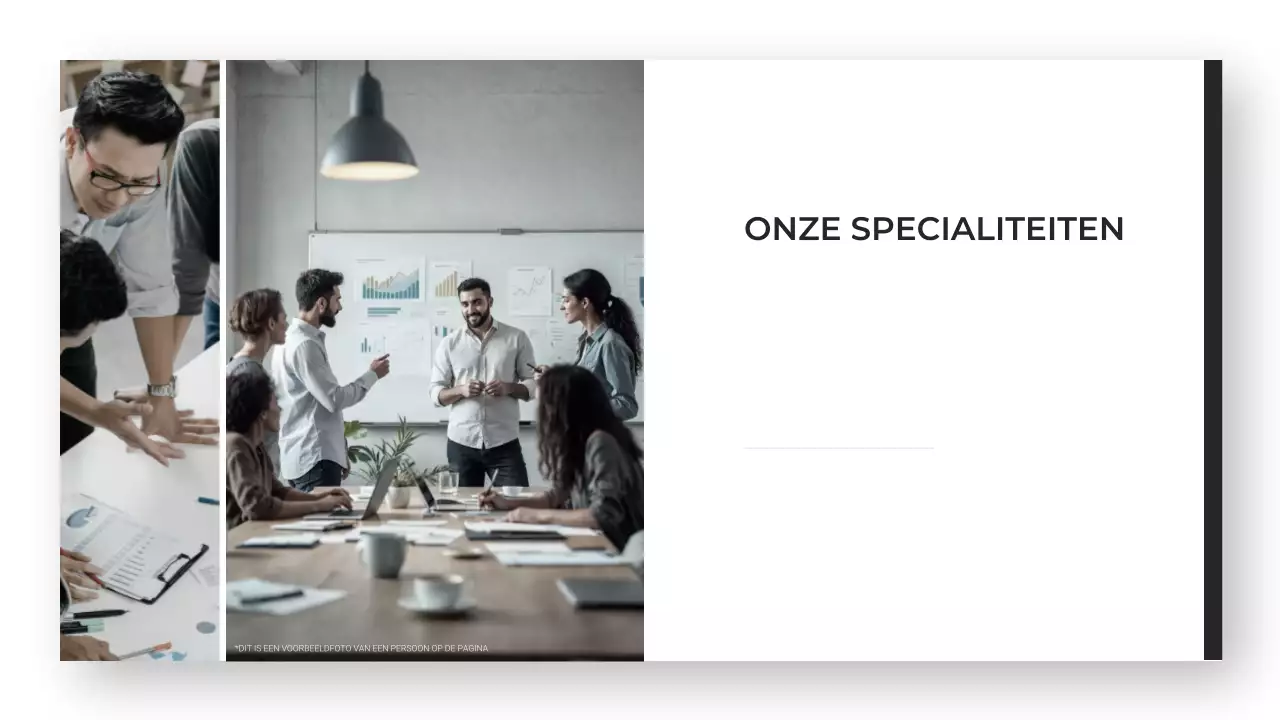 Minimalistische Moderne Strakke Presentatie Adviesbureau