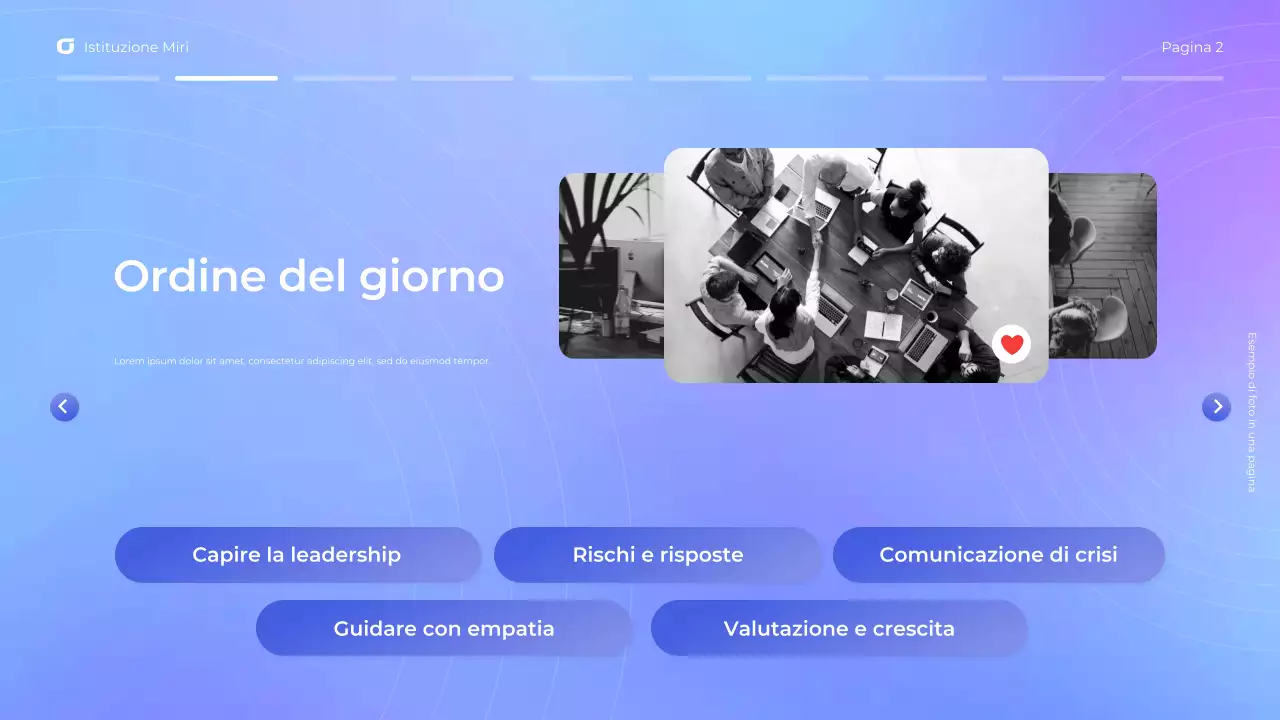Presentazione del webinar moderno blu e viola