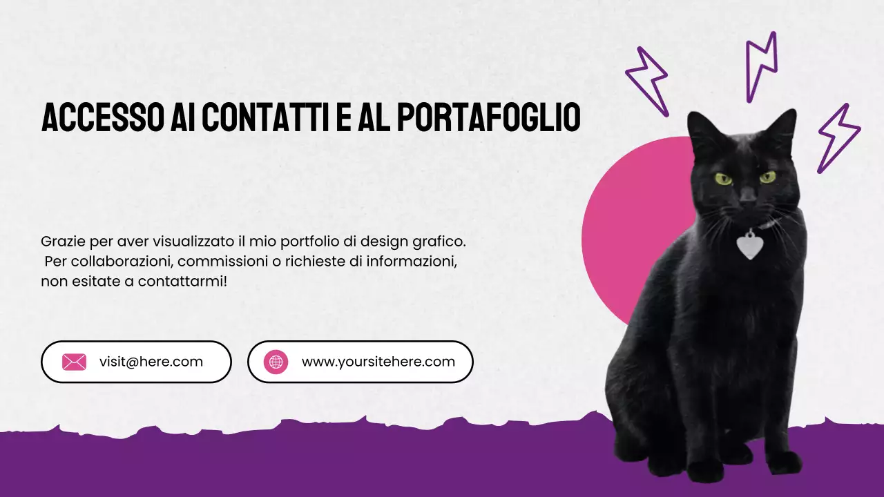 portfolio di design del massimalismo viola