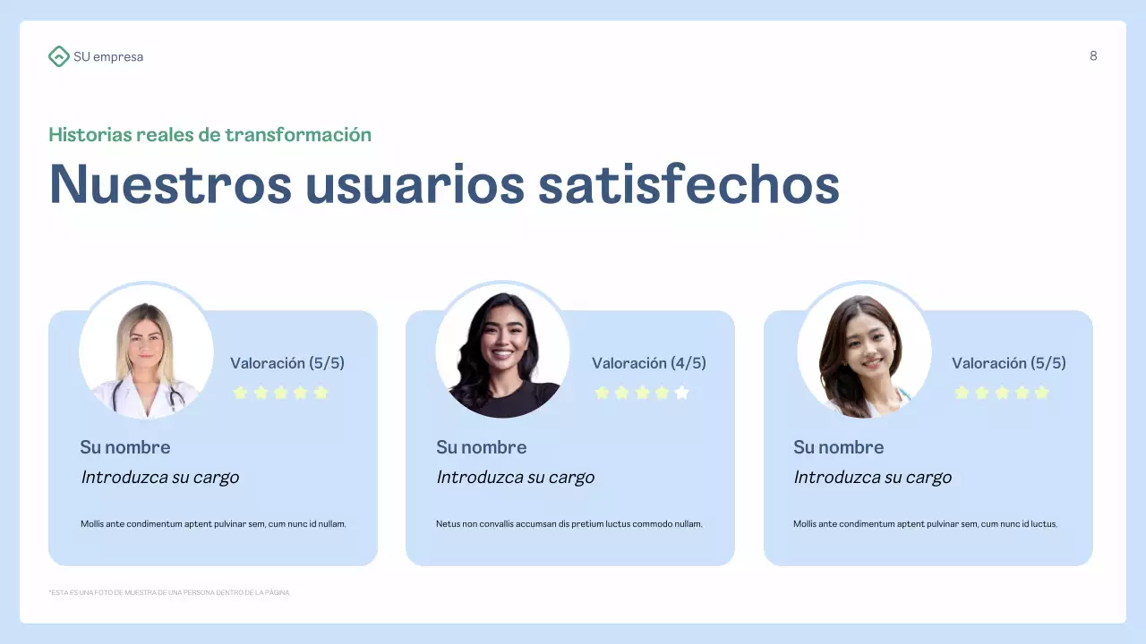 azul moderno promoción de la salud