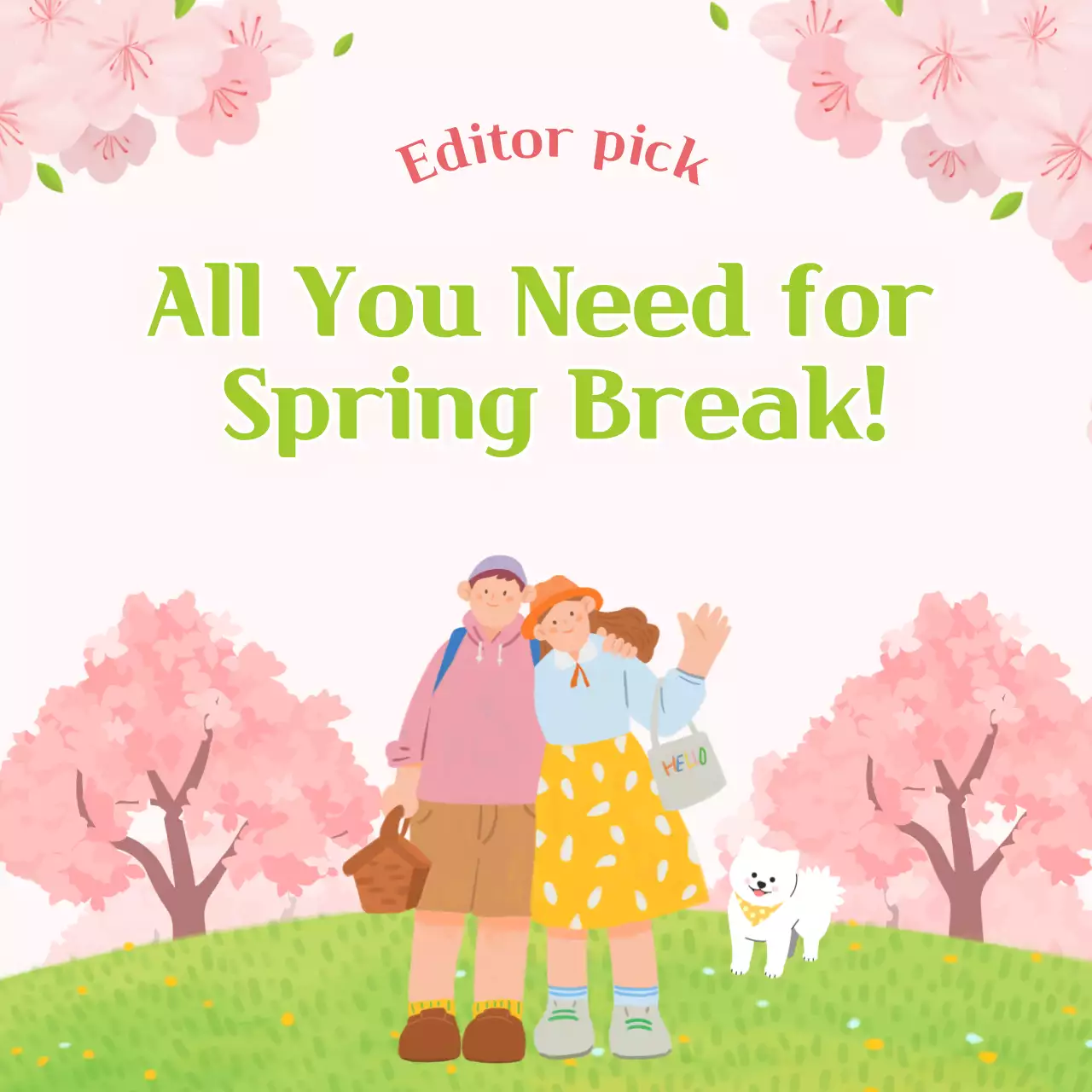 Pink's Pretty Spring Break Newsletter