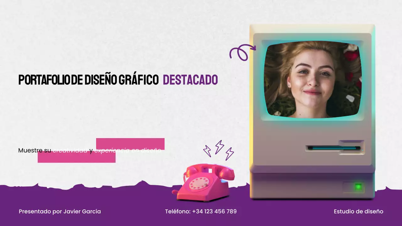 cartera de diseño maximalismo púrpura