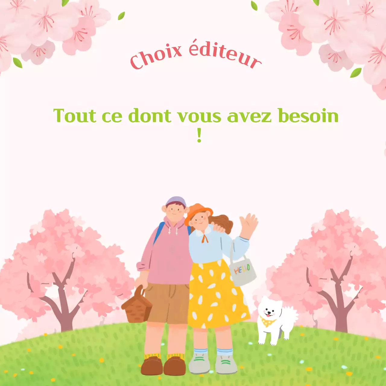 Lettre d'information Pink's Pretty Spring Getaway