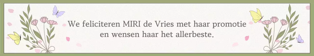 Promotie vieren in kaki