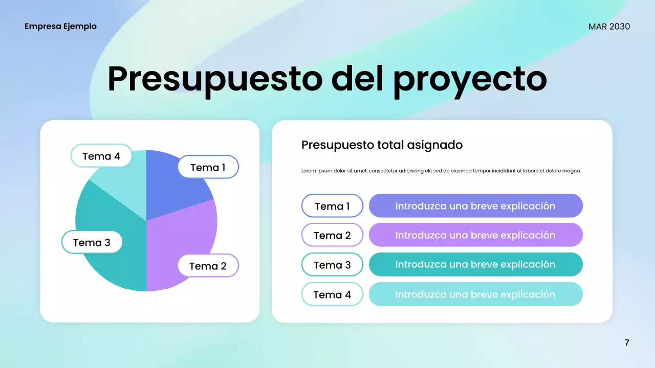 guía de reuniones teal modern