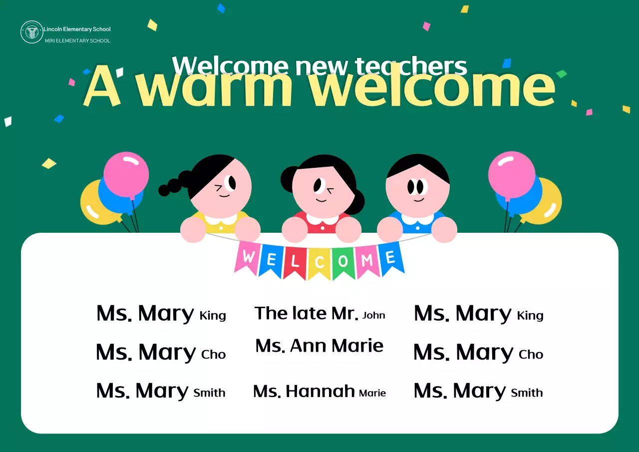 Abstract Promote your school