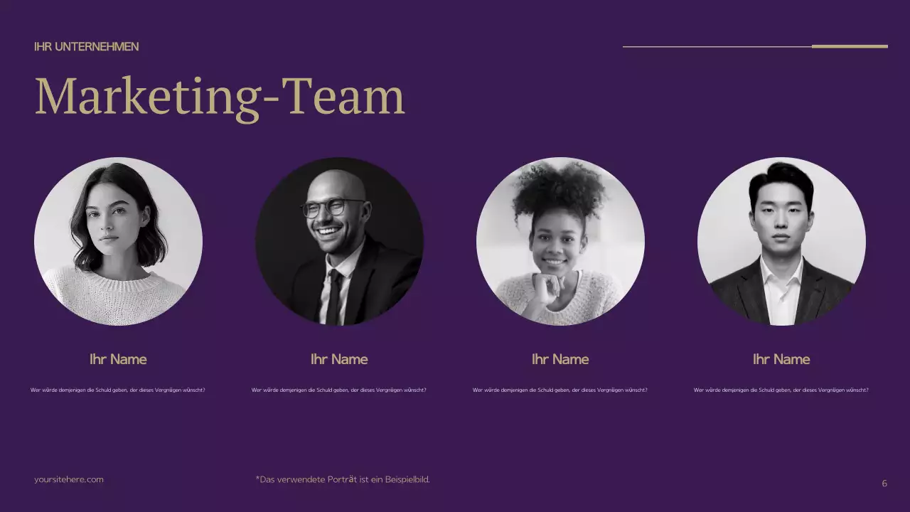 Lila Moderner Businessplan