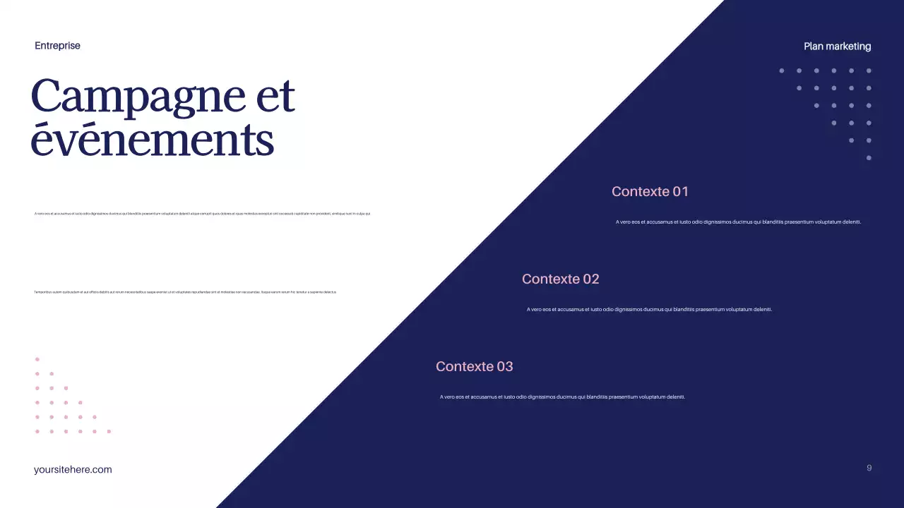 Document sur le plan de marketing moderne de la marine