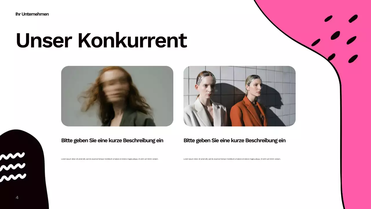 Bunter abstrakter Social-Media-Bericht