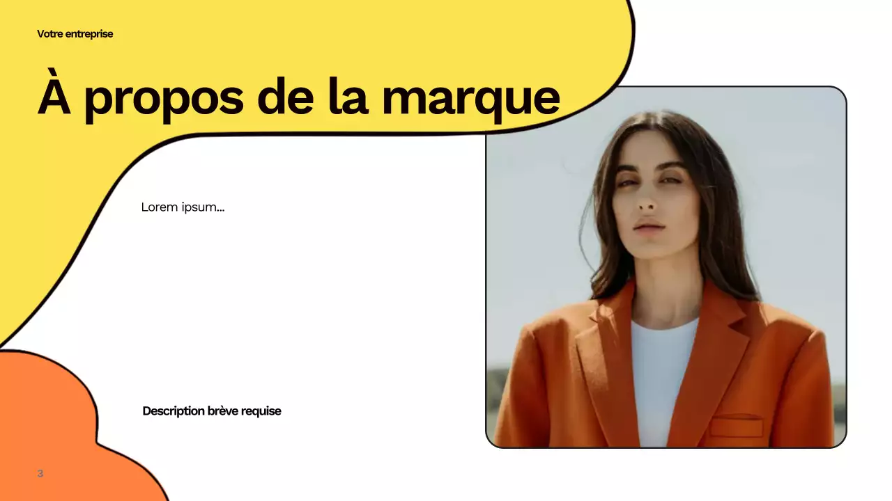 Rapport sur les médias sociaux abstrait et coloré