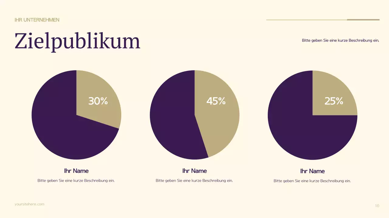 Lila Moderner Businessplan