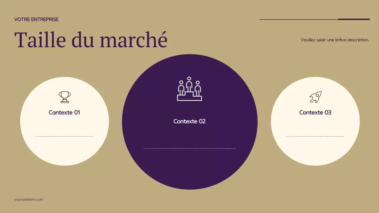 Plan d'affaires moderne pourpre