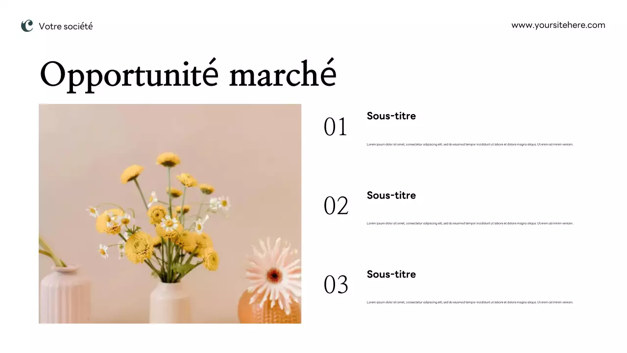 Plan de marketing moderne rose