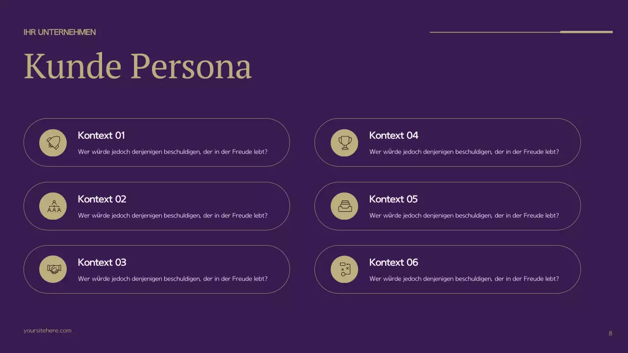 Lila Moderner Businessplan