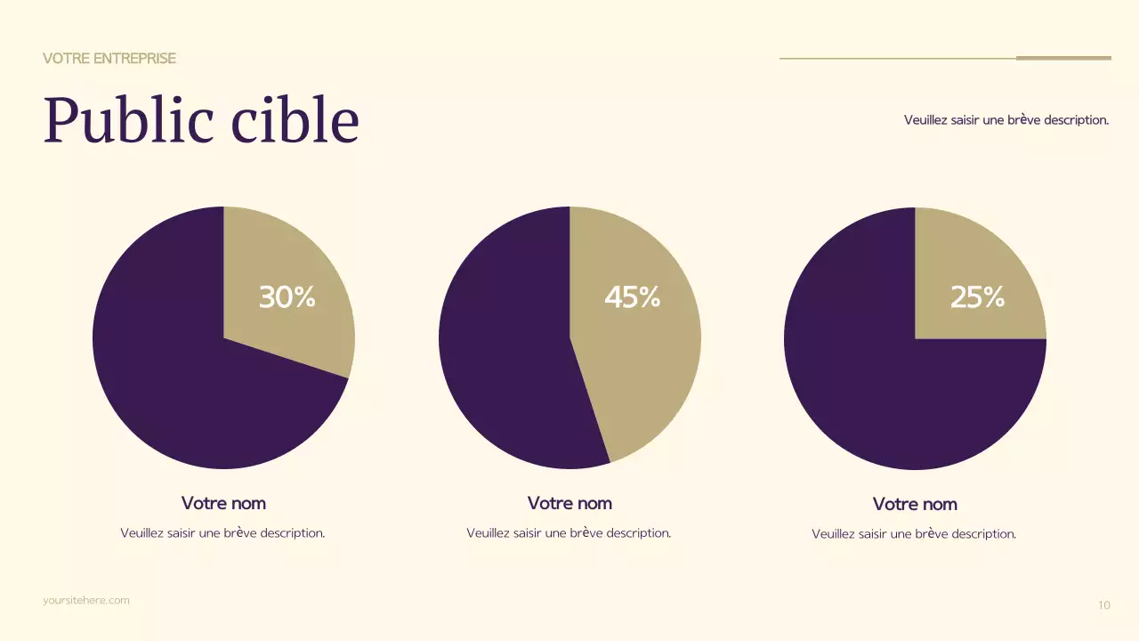 Plan d'affaires moderne pourpre