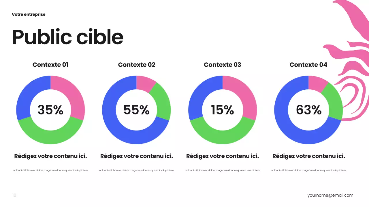 Plan d'affaires moderne noir