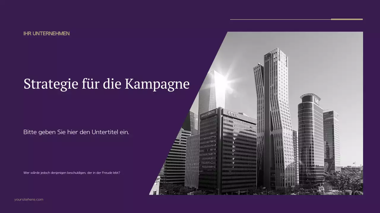 Lila Moderner Businessplan