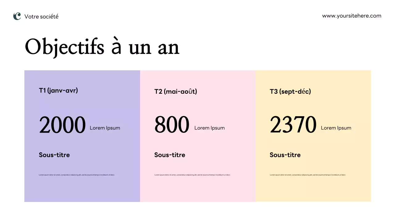 Plan de marketing moderne rose