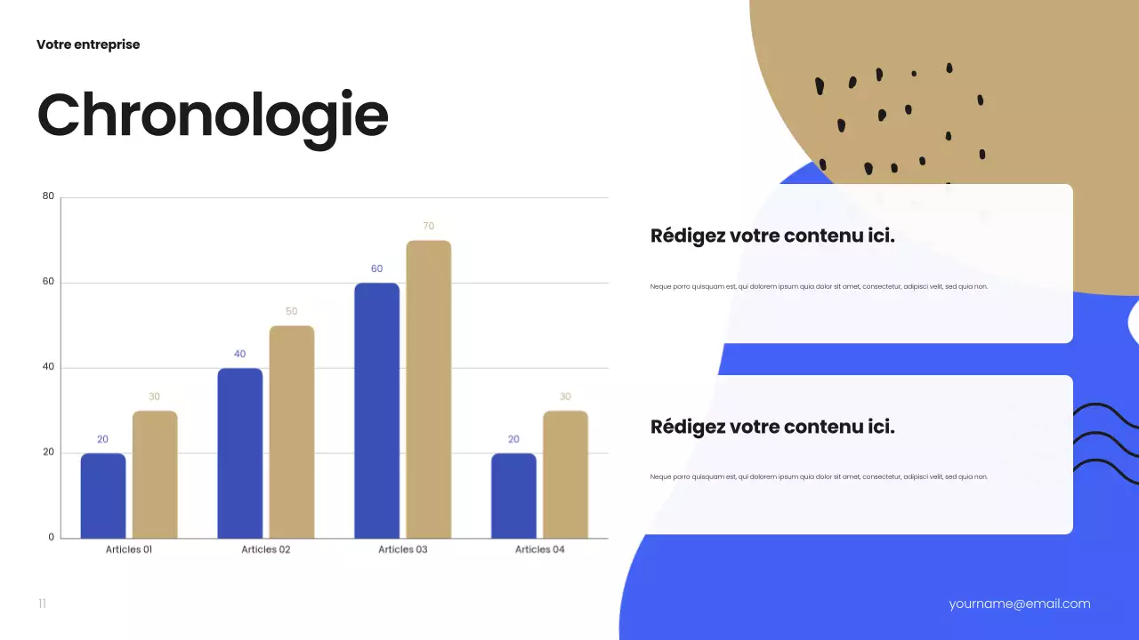 Plan d'affaires moderne noir