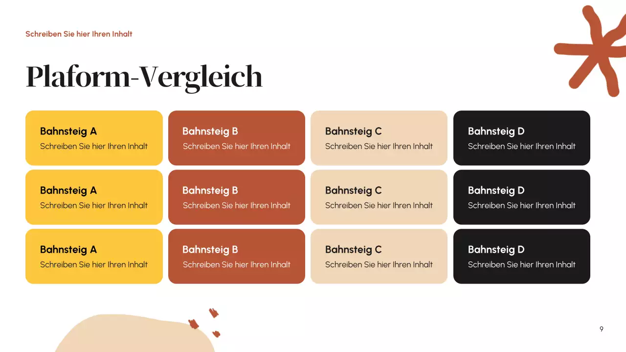 Orange Modern Social Media Bericht