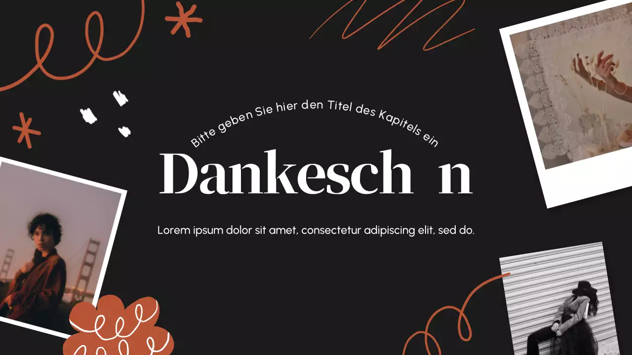 Orange Modern Social Media Bericht