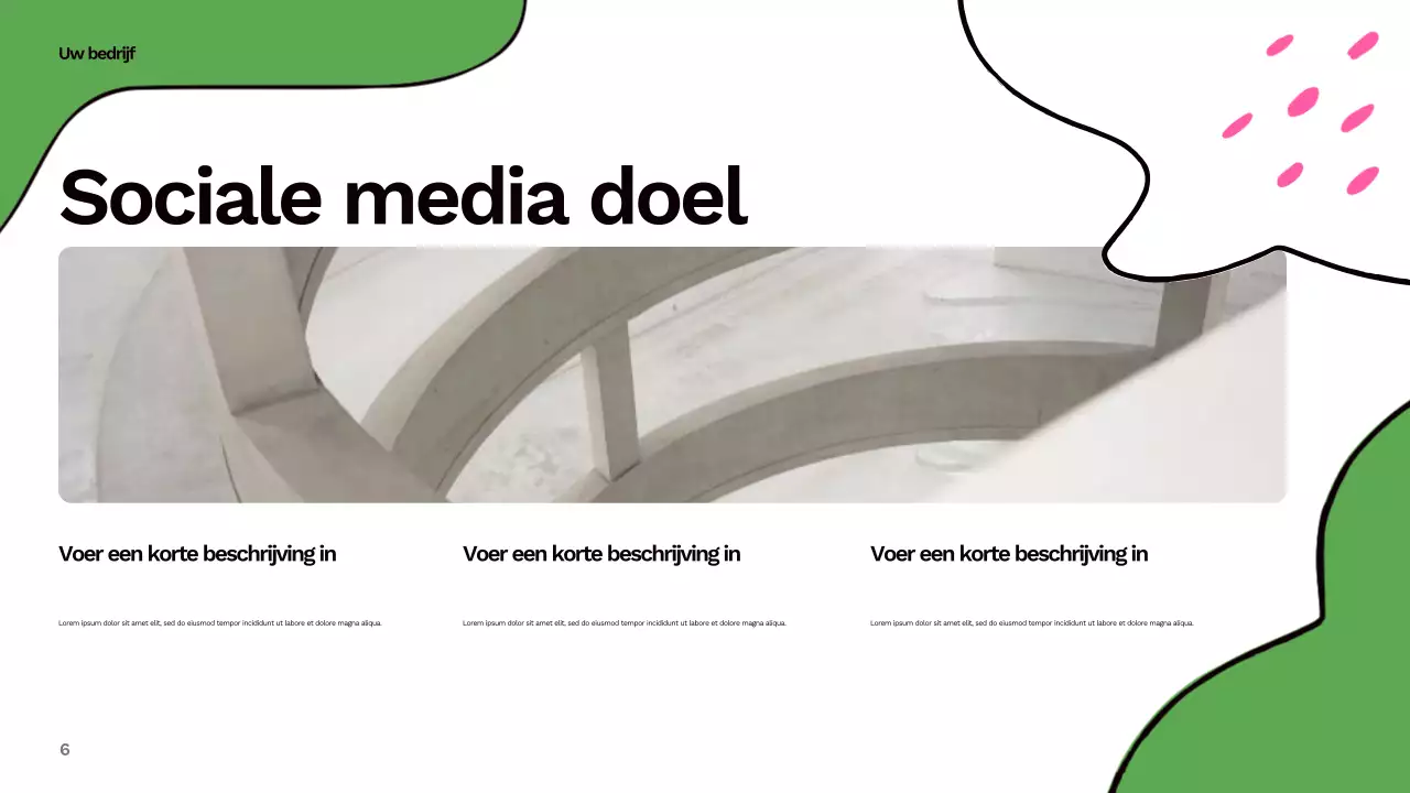 Kleurrijk Abstract Social Media Rapport