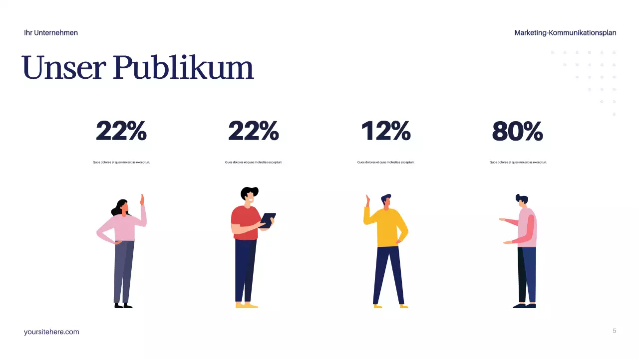 Navy Modern Marketing Plan Dokument