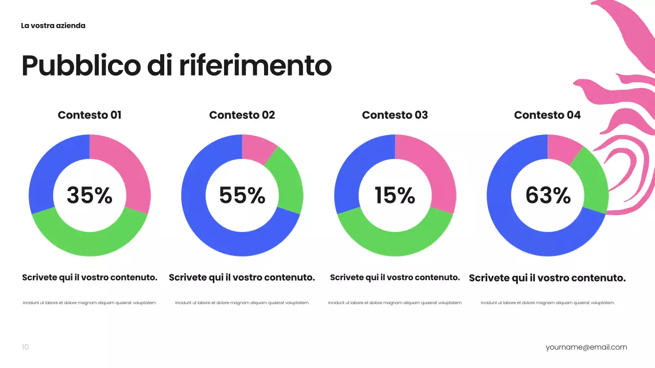 Piano aziendale nero moderno