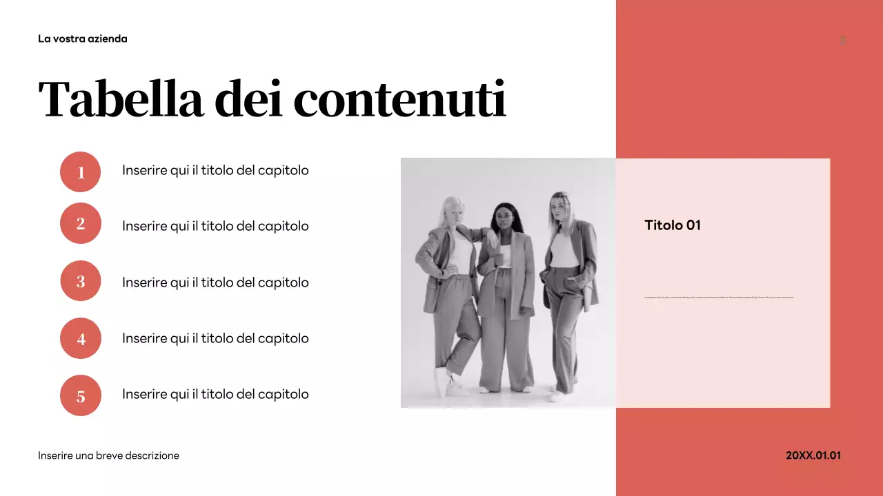 Rapporto sui media moderni del corallo