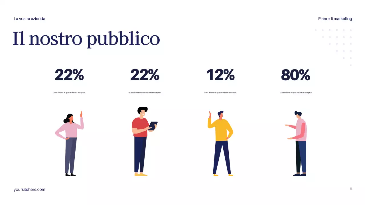 Documento sul piano di marketing moderno della Marina Militare