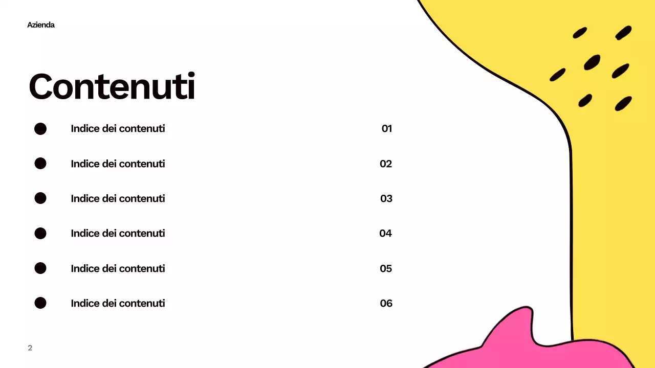 Rapporto astratto e colorato sui social media