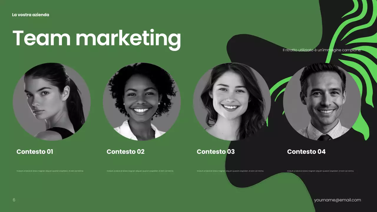 Piano aziendale nero moderno