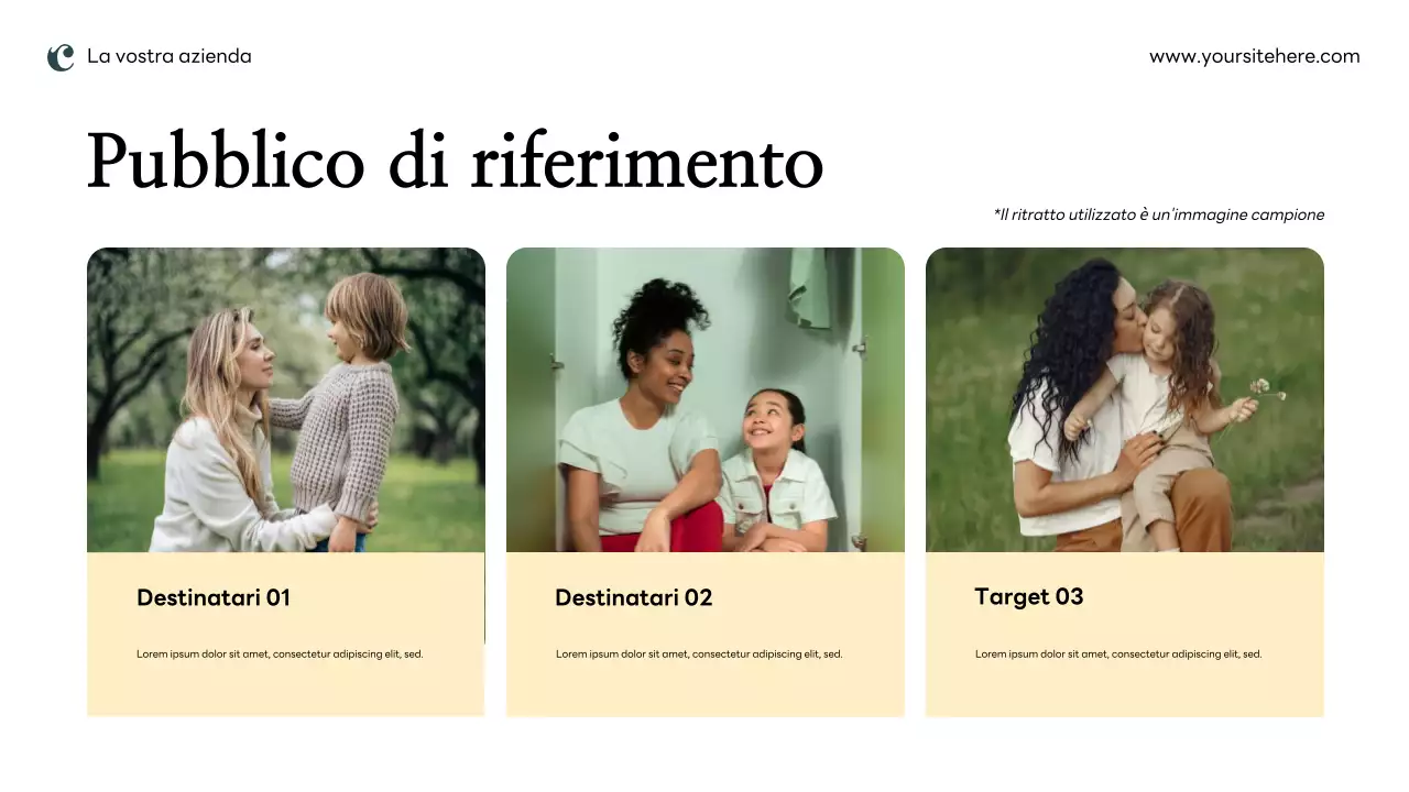 Piano di marketing rosa moderno