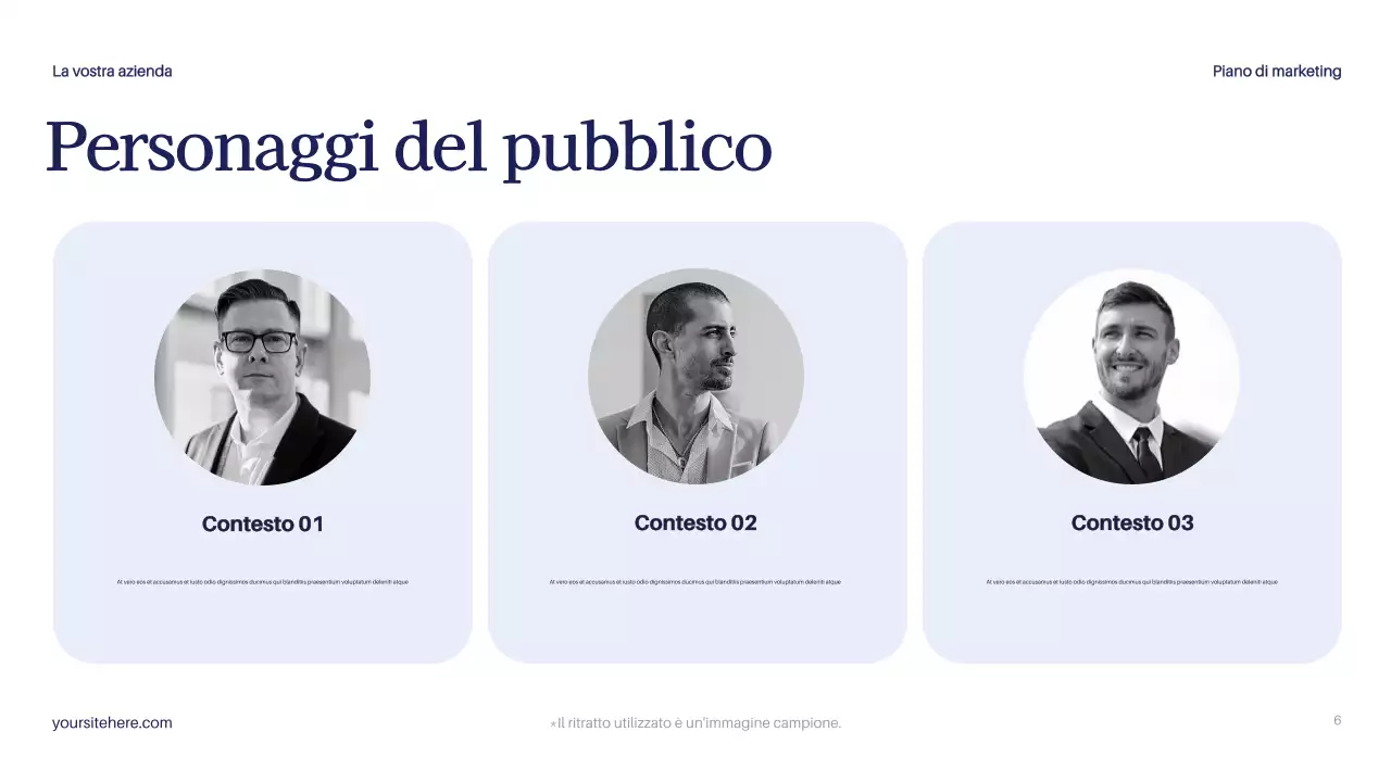 Documento sul piano di marketing moderno della Marina Militare