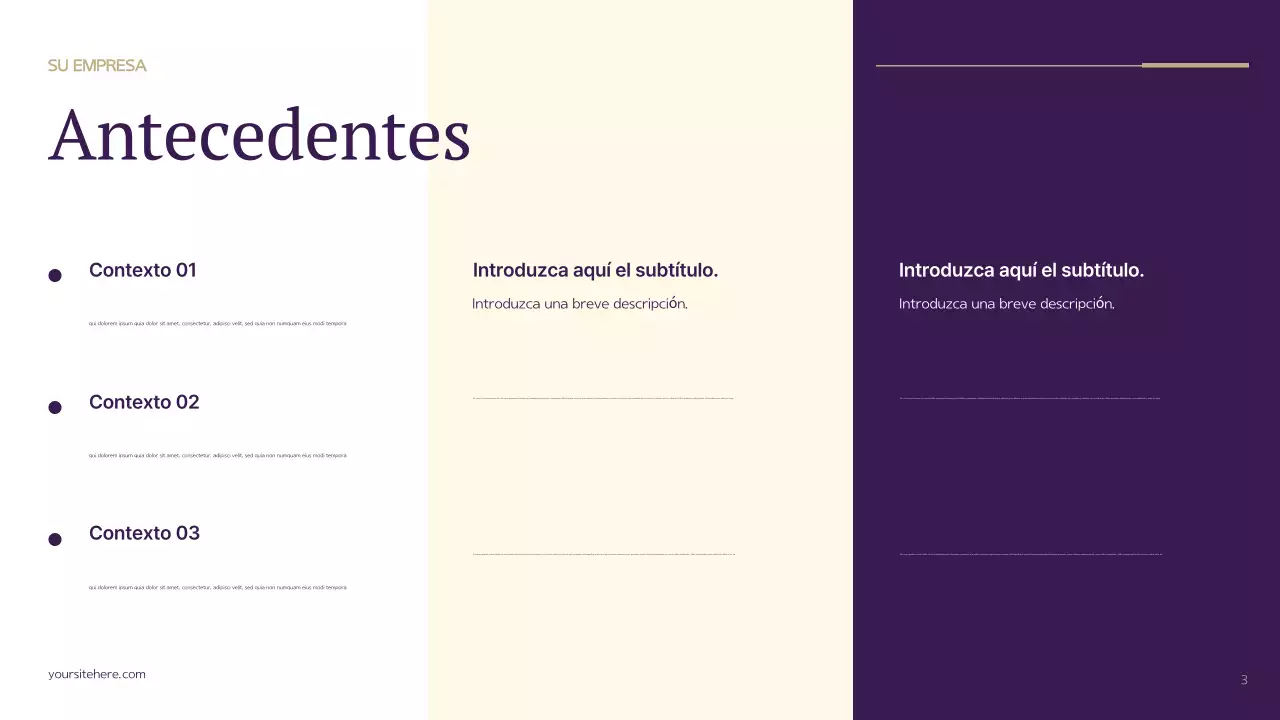 Plan de negocio Purple Modern