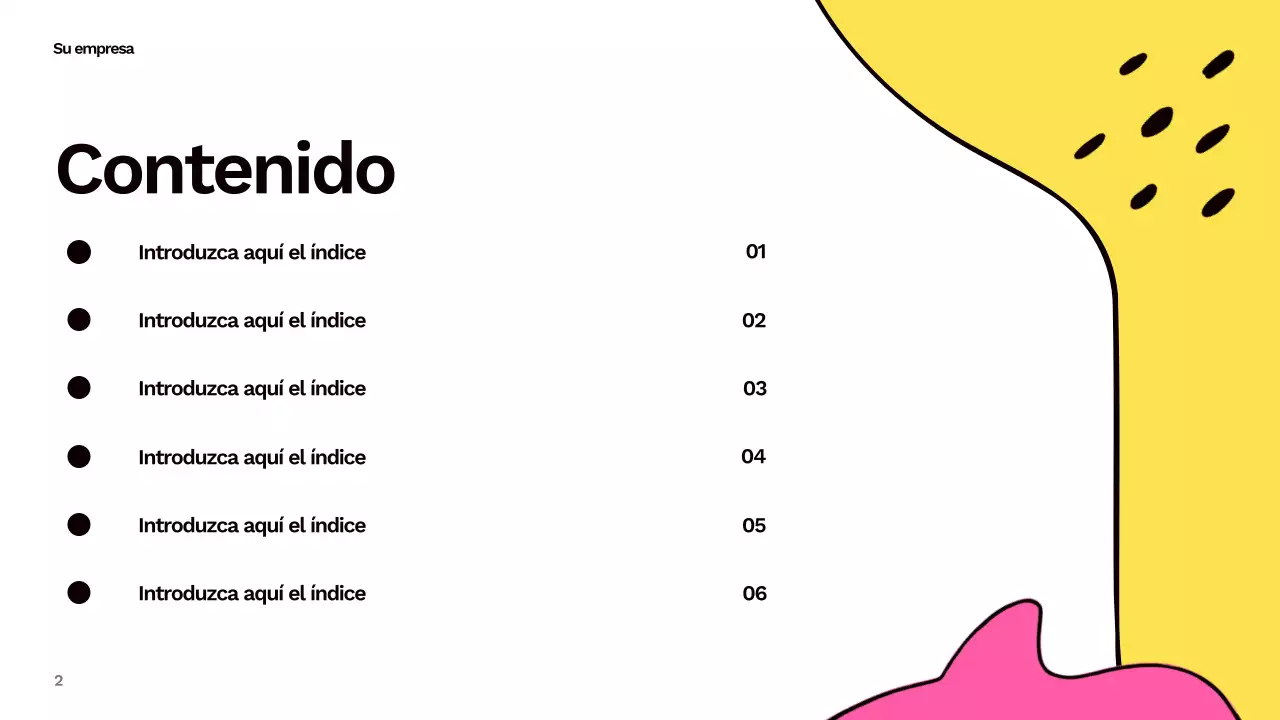 Informe abstracto y colorido sobre redes sociales