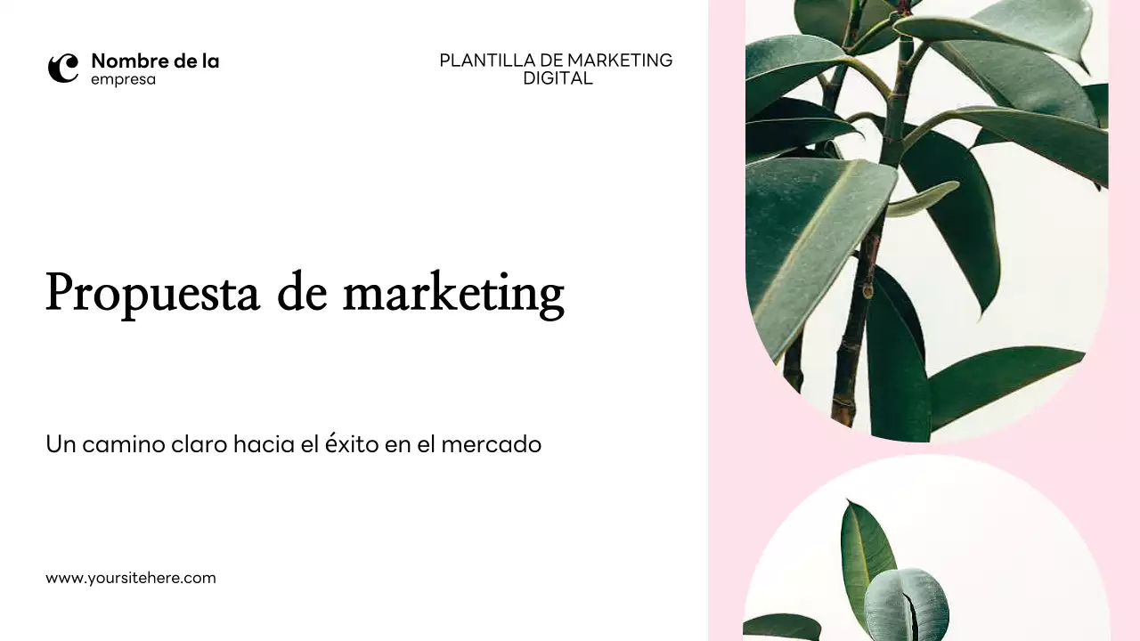 Plan de marketing Pink Modern