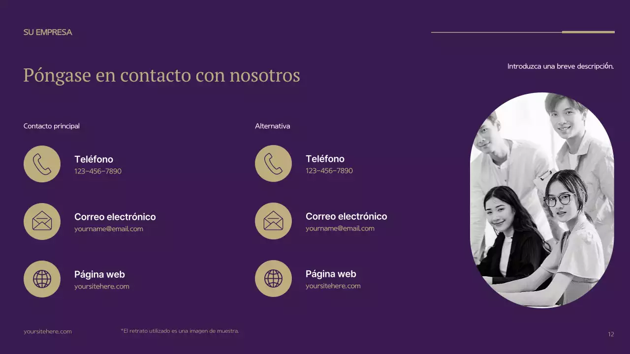 Plan de negocio Purple Modern