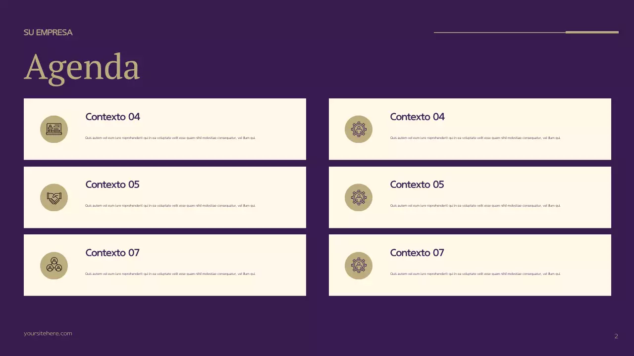 Plan de negocio Purple Modern