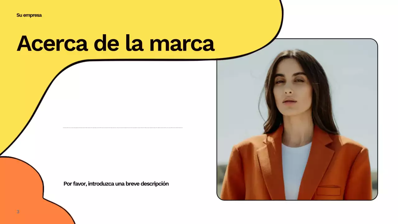 Informe abstracto y colorido sobre redes sociales