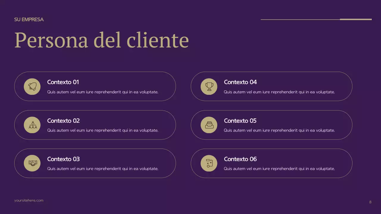 Plan de negocio Purple Modern