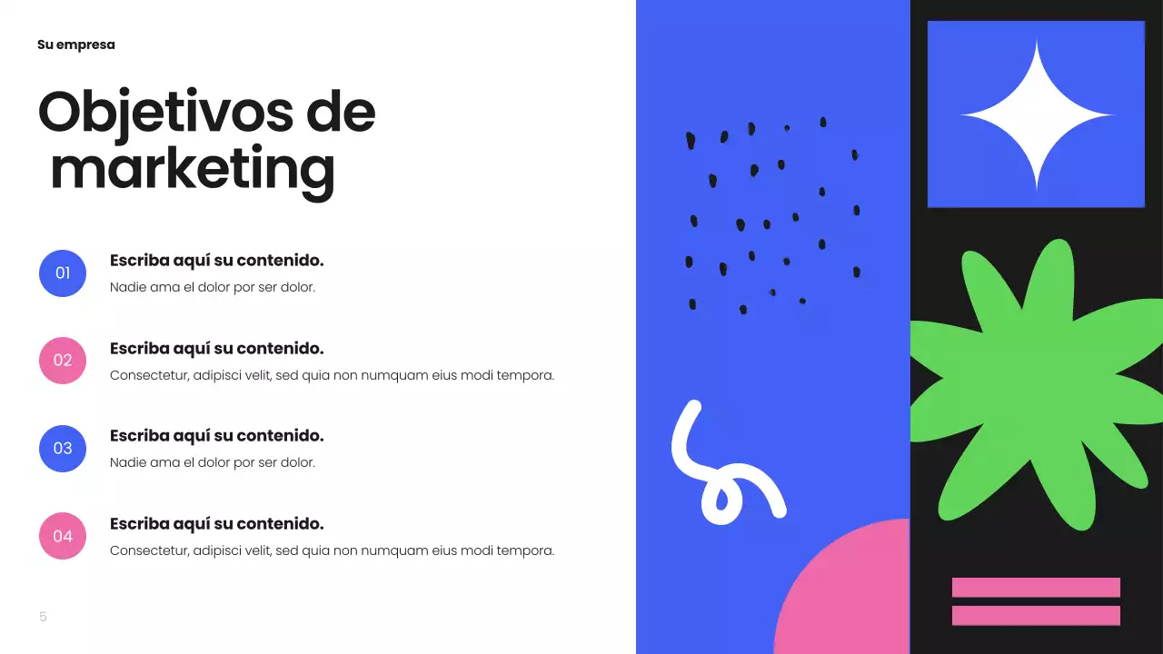 Plan de negocio Black Modern