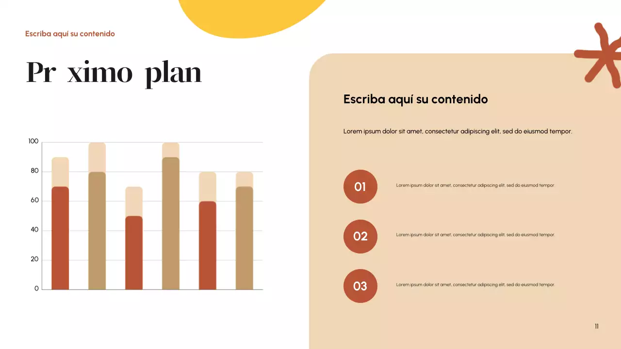 Informe Orange Modern Social Media