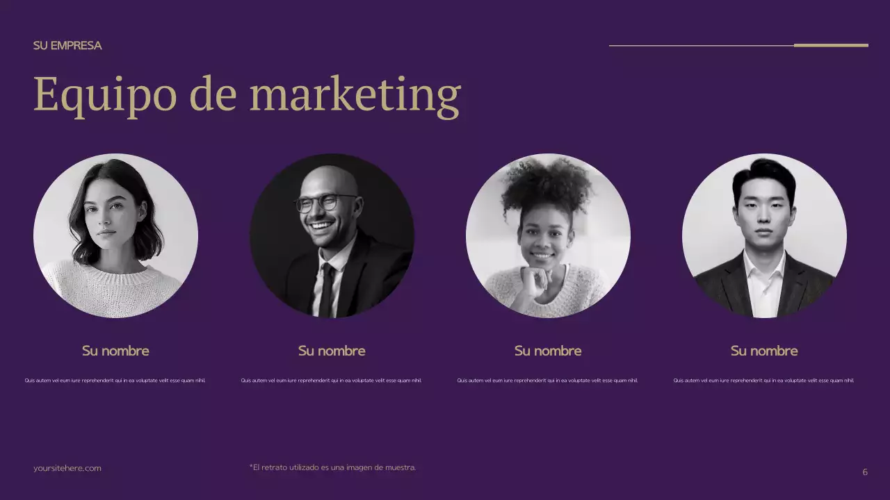 Plan de negocio Purple Modern