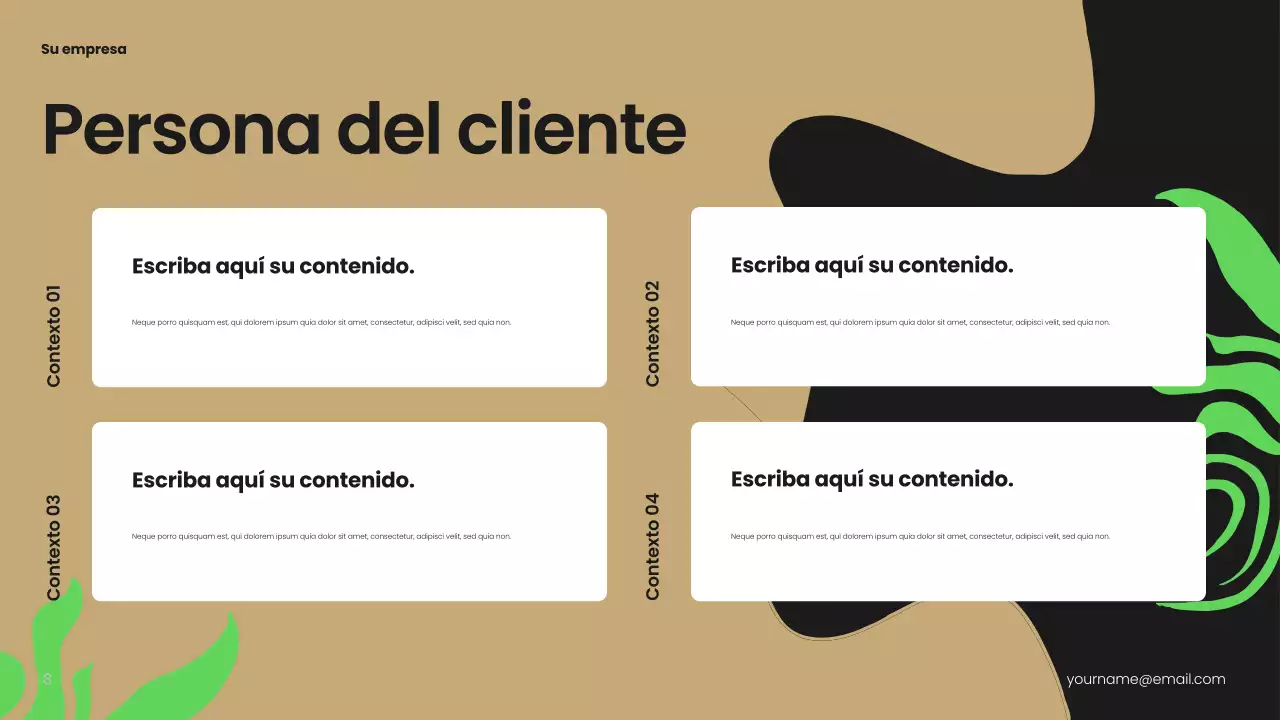 Plan de negocio Black Modern