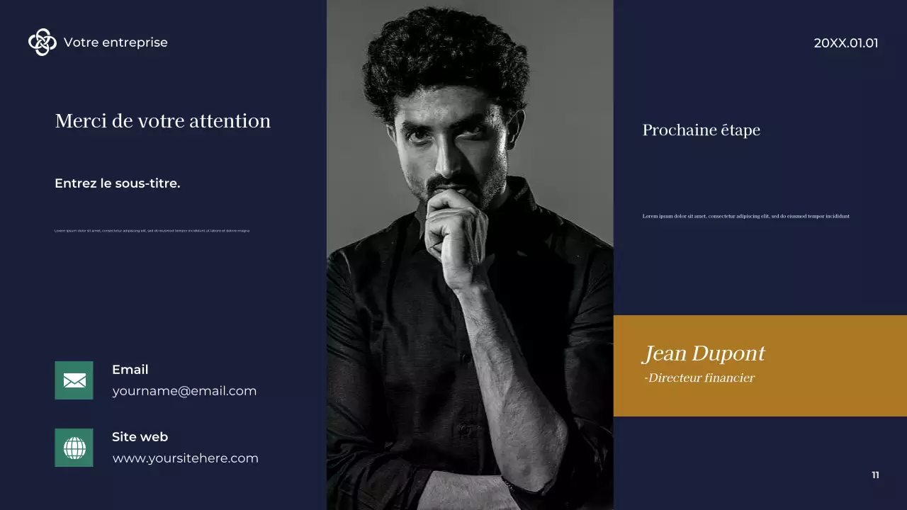 Présentation blanche de la finance moderne